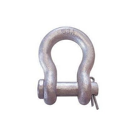 Cm Super Strong Anchor Shackle, 20 Ton Load, 112 In, 163 In Round Pin, Galvanized M357G